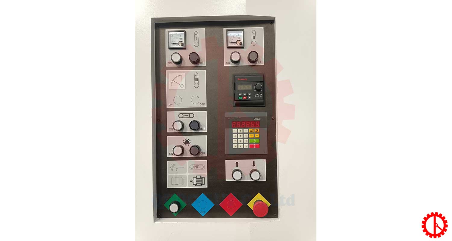 TWO-HEAD WIDE BELT SANDER WITH PUSH BUTTON CONTROL PANEL – SM 700ERP/1000ERP/1300ERP control-panel